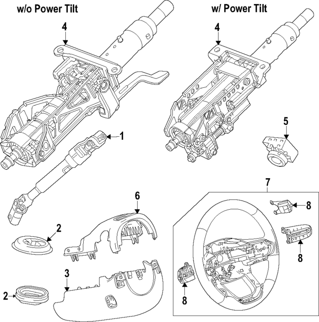 85620336 - : Steering Wheel for GM Image