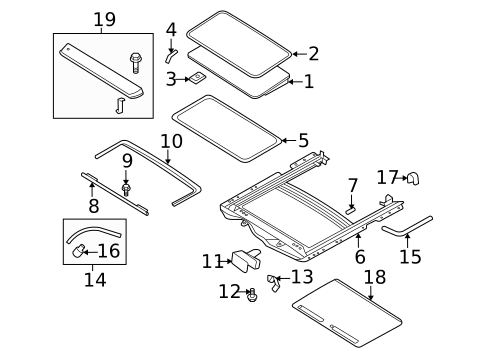 Sunroof for 2009 Mercury Mountaineer #0