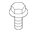 6L2Z78502F24BA - Body: Air Deflector Screw for Ford: Explorer Sport Trac | Mercury: Mountaineer Image