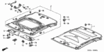 90137S30003 - Interior/Bumper: SCREW, ET (6X18) for Honda Image