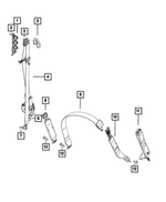 6036773AA - Restraints: Pan Head Screw for Chrysler: Town &amp; Country | Dodge: Grand Caravan, Ram 1500, Ram 2500, Ram 3500 | Ram: 1500, 1500 Classic, 2500, 3500, C/V Image