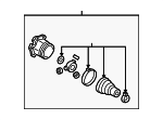 1K0498103Q - Suspension: Inner Joint Assembly for Volkswagen Image