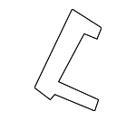 90781700009051 - : Body A-Pillar Trim Panel Cap for Mercedes-Benz Image