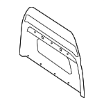 91069036007Q97 - Body: Partition Panel for Mercedes-Benz Image