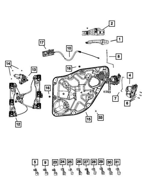 Rear Door for 2025 Dodge Durango #0