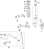 560963 - Suspension: ACDelcoâ„¢ Shock Absorber for GM Image