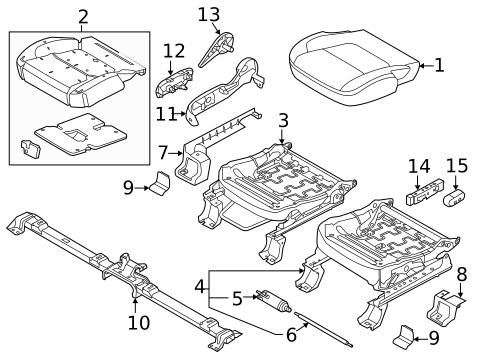 Front Seat Components for 2017 Ford Police Interceptor Utility #0