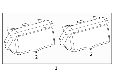 License Lamps for 2023 Lexus LX600 #0