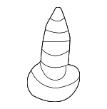 32019931 - Body: Bumper Cover Screw for Saab: 9-5 Image