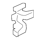 HU5Z9662257A - Body: Front Trim Bracket for Lincoln: Aviator, Continental, Navigator Image