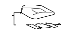 7107142F30C0 - Body: Cushion Cover for Toyota: RAV4, RAV4 Prime Image