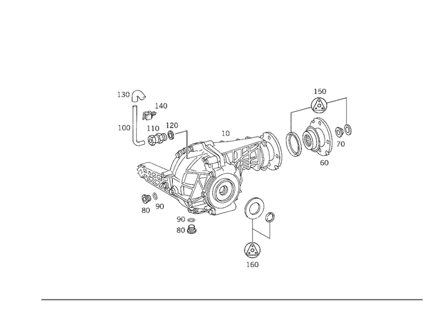 1633350072 - Front Axle: Nut for Mercedes-Benz Image image