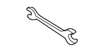 N0300574 - Body: Wrench for Volkswagen: Beetle, Golf, Golf R, GTI, Jetta, Passat, Phaeton, R32, Rabbit, Touareg Image
