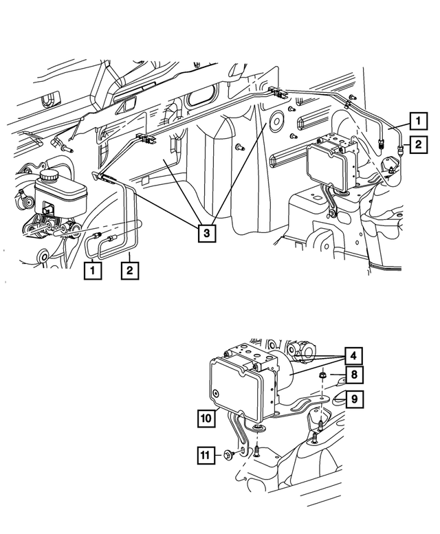 68046468AA - Brakes: Anti-lock Brake Control Unit for Mopar Image