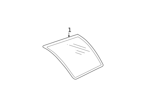 Glass & Hardware for 2004 GMC Envoy #0