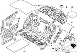 51488204060 - : Sound Insulating Wheel Housing Rear Rig for BMW Image
