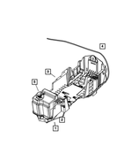 5152076AA - Wiper/Lock Cylinder and Keys: Washer, Windshield Pump for Dodge: Ram 3500 | Jeep: Wrangler Image