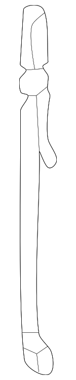 6430617010 - Body: Pkg Tray Trim Strap for Toyota: MR2 Spyder Image