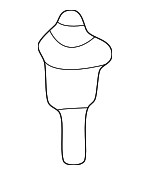 9046707055C0 - Body: Outer Cover Clip for Toyota: Celica, Corolla, MR2 Spyder, Paseo, Previa, Solara, Tercel Image