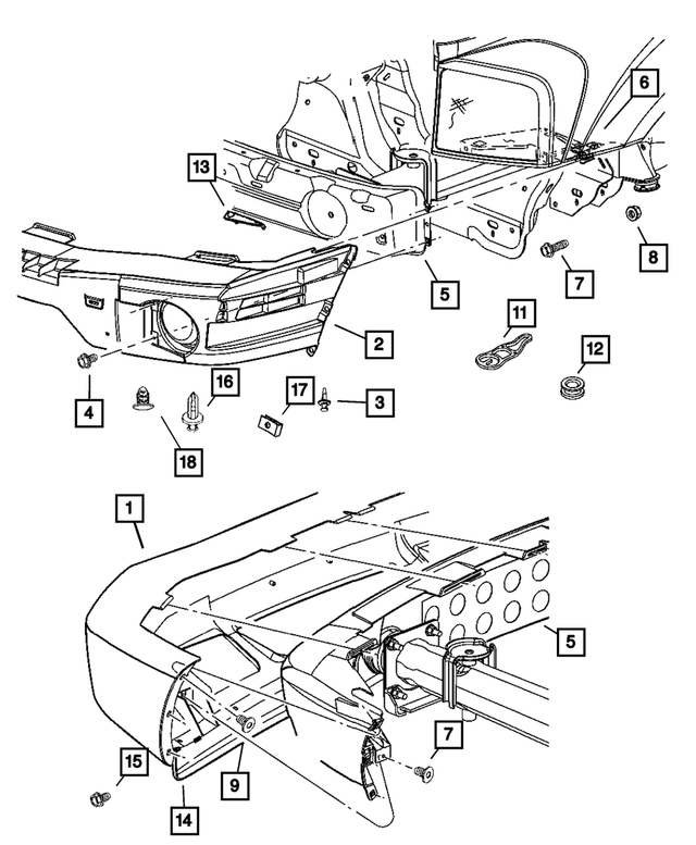 52855301AB - Frames and Bumpers: Stud Plate for Mopar Image image