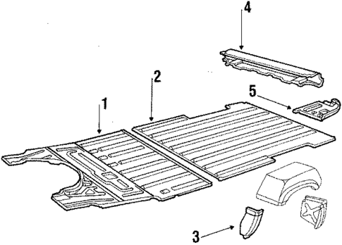 Floor for 1989 GMC P3500 #0
