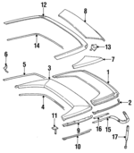 1297501075 - Body: Cover Assembly for Mercedes-Benz Image