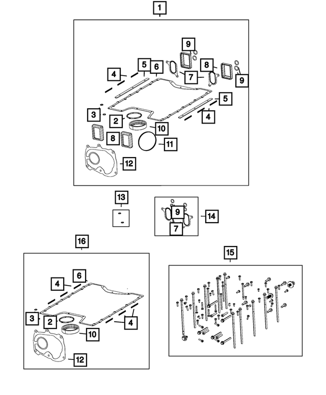 68271245AA - Engine: Throttle Body To Intake Seal for Mopar Image image