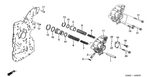 Accumulator Body for 2002 Acura CL #0