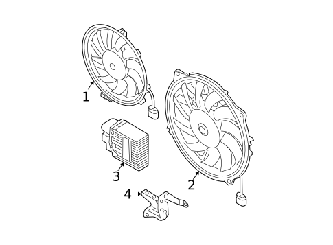 Cooling Fan for 2005 Audi S4 #1