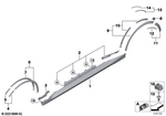 51775A2E941 - : Wheel Arch Trim, Primed, Left Front for BMW Image