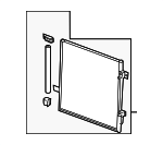 1563555 - HVAC: ACDelcoâ„¢ Condenser for Chevrolet: Colorado | GMC: Canyon | Hummer: H3, H3T Image
