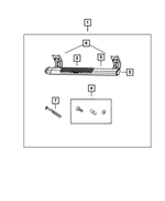 68239643AA - Mopar Accessories - Component Parts: Side Step, Left for Ram: 2500, 3500 Image