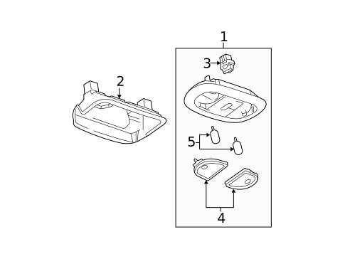 Overhead Console for 2010 Ford F-250 Super Duty #0