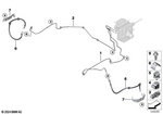 34326855500 - Brakes: Brake Pipe Bracket for BMW Image