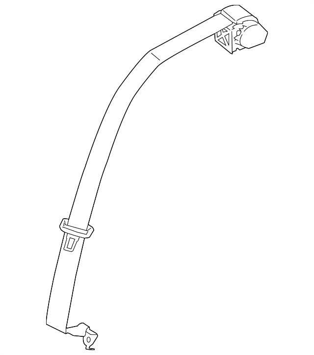 Center Seat Belt - BMW (72117435922)