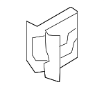 858393X000 - Body: Cowl Trim Clip for Hyundai Image