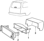 1369744 - Electrical: Lens for Volvo: 245 Image