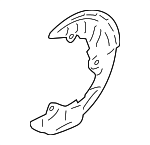 SU00306804 - Brakes: Brake Dust Shield for Toyota Image