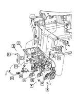 5290890AA - Service Brakes: Brake, Clutch, And Accelerator Pedal for Mopar Image