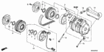 6388RAA505RM - Body/Air Conditioning: COMPRESSOR, A/C (RMD) for Honda Image