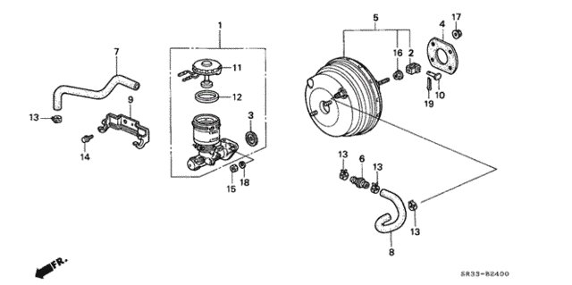 Brake Master Cylinder for 1995 Honda Civic #0