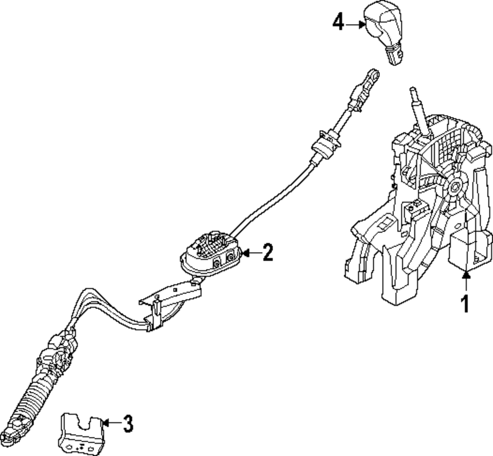 i6nuvv7zk9 　Kinetics Flow TE-1 2021 Nissan Kicks Automatic Trans Gear Shifter Selector