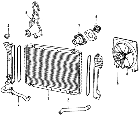 Cooling System for 1987 Dodge Daytona #0