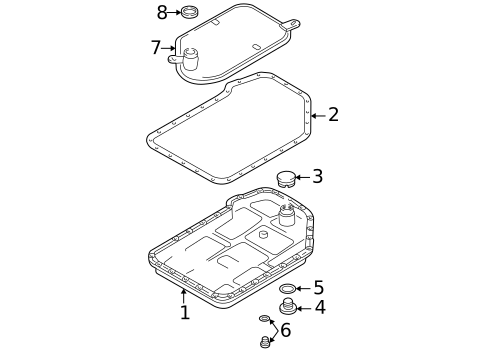 Automatic Transmission for 2005 Volkswagen Passat #0
