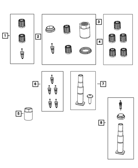 Tire Monitoring System for 2015 Dodge Challenger #0