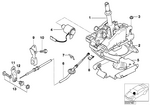 25167515427 - Gearshift: Gearshift Steptronic for BMW Image