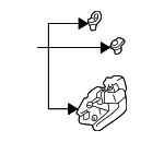 5716A171YA - : Handle, Inside for Mitsubishi: Outlander Image