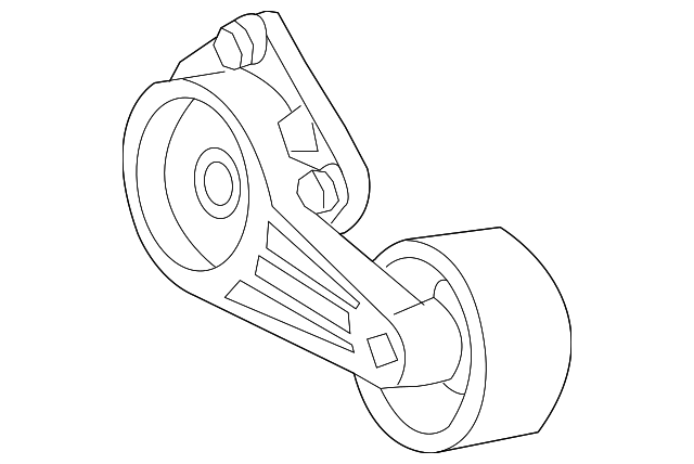 Motorcraft Accessory Drive Belt Tensioner Assembly BT-62 | OEM Parts Online