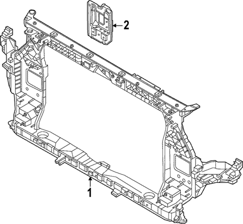 Radiator Support for 2025 Kia Sportage #0
