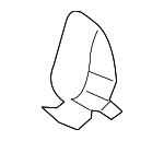 8E5867190 - Body: Roof Opening Trim Clip for Audi: A4, A4 Quattro, A6, A6 Quattro, A8 Quattro, RS4, S4, S6, S8 Image